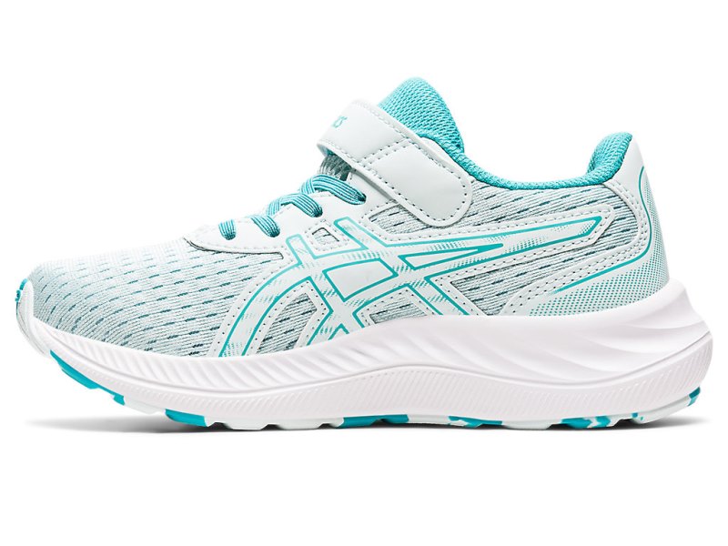 Asics PRE EXCite 9 Sports Patike Dječje Svijetlo Plave Zelene | RS0617-945