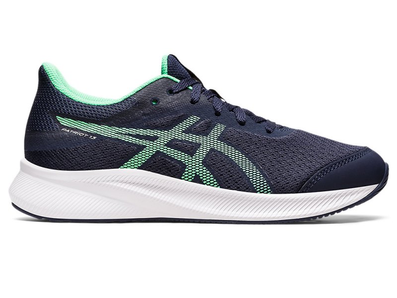 Asics Patriot 13 Sports Patike Dječje Crne Tirkizne | RS9258-052