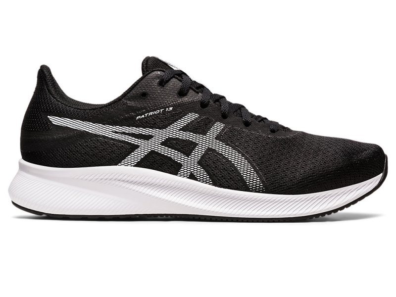 Asics Patriot 13 Tenisiće Muške Crne Bijele | RS9253-267