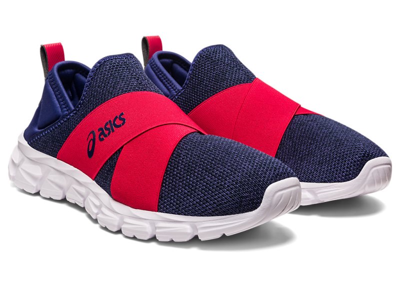 Asics Quantum Lyte Slip-on Patike Ženske Indigo Plave Crvene | RS5634-082