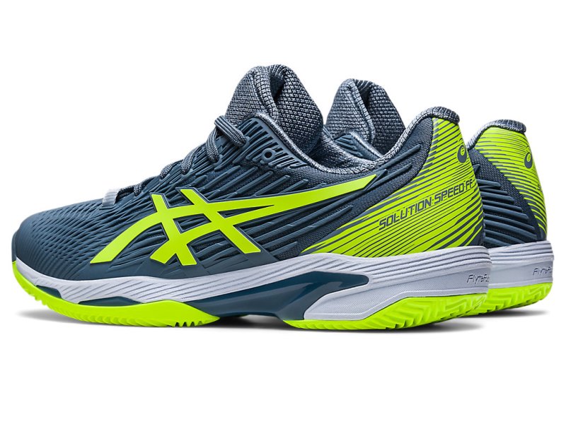 Asics Solution Speed FF 2 Clay Tenisiće Muške Sive Plave Zelene | RS2828-750