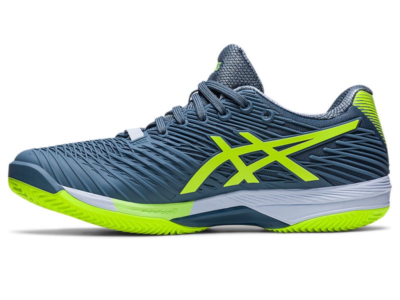 Asics Solution Speed FF 2 Clay Tenisiće Muške Sive Plave Zelene | RS2828-750