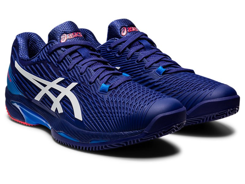 Asics Solution Speed FF 2 Clay Tenisiće Muške Plave Bijele | RS5345-778