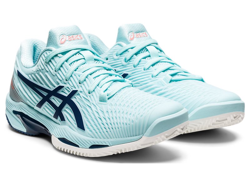 Asics Solution Speed FF 2 Clay Tenisiće Ženske Plave Svijetlo Indigo | RS6374-294