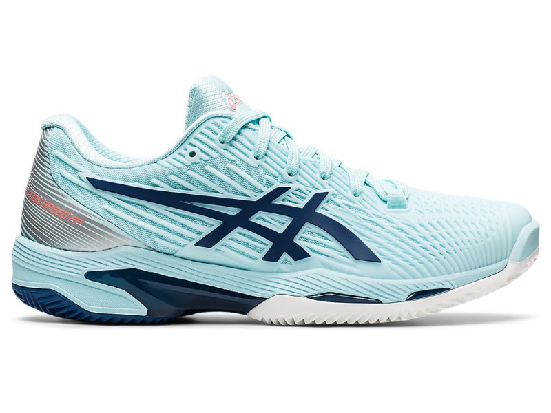 Asics Solution Speed FF 2 Clay Tenisiće Ženske Plave Svijetlo Indigo | RS6374-294