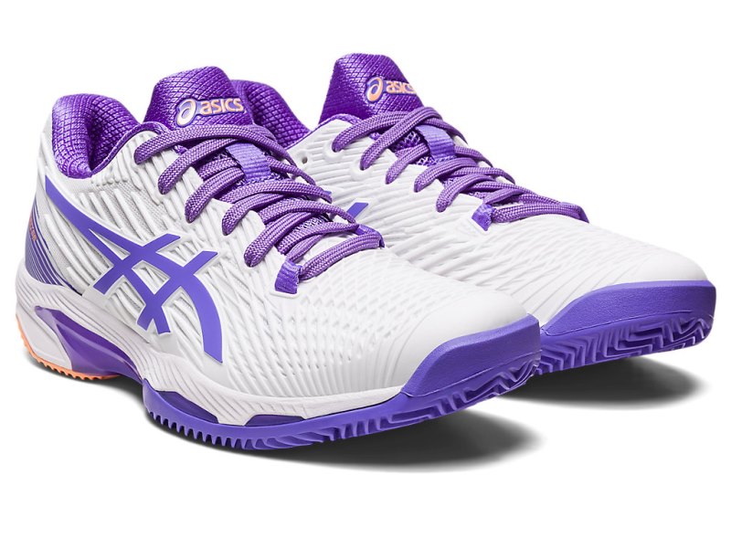 Asics Solution Speed FF 2 Clay Tenisiće Ženske Bijele Ljubičaste | RS7509-608