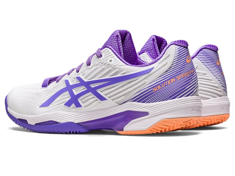 Asics Solution Speed FF 2 Clay Tenisiće Ženske Bijele Ljubičaste | RS7509-608