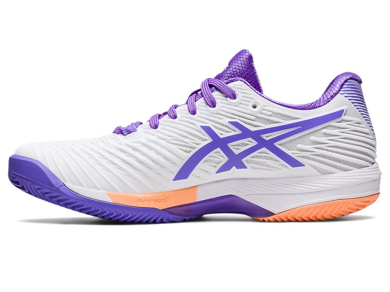 Asics Solution Speed FF 2 Clay Tenisiće Ženske Bijele Ljubičaste | RS7509-608