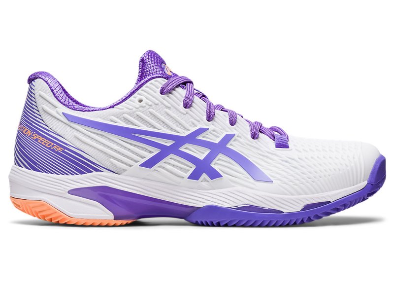 Asics Solution Speed FF 2 Clay Tenisiće Ženske Bijele Ljubičaste | RS7509-608