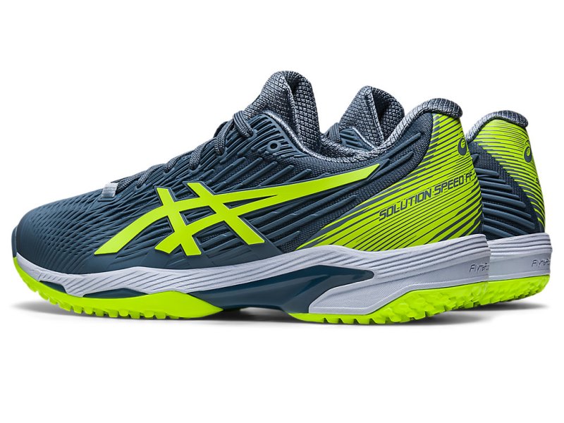 Asics Solution Speed FF 2 OC Tenisiće Muške Sive Plave Zelene | RS9642-407