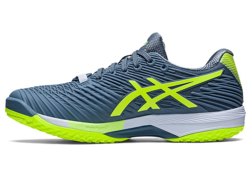 Asics Solution Speed FF 2 OC Tenisiće Muške Sive Plave Zelene | RS9642-407