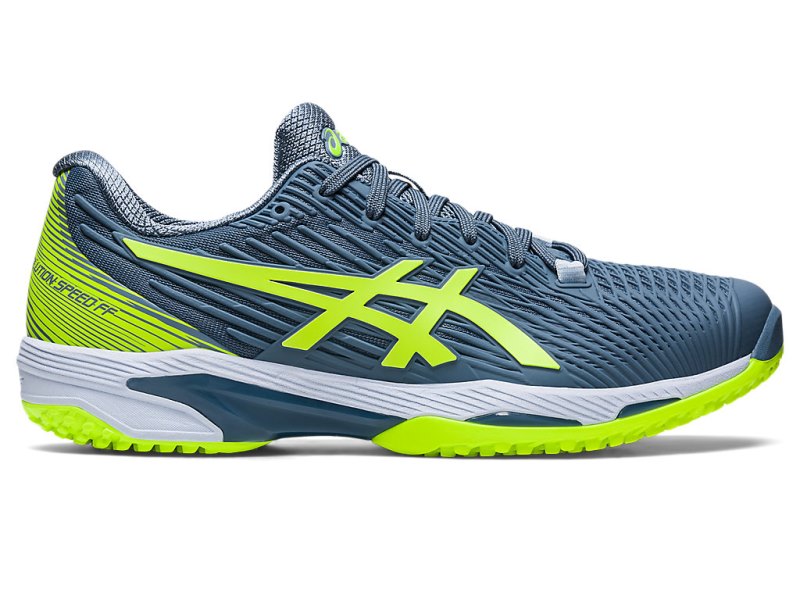 Asics Solution Speed FF 2 OC Tenisiće Muške Sive Plave Zelene | RS9642-407