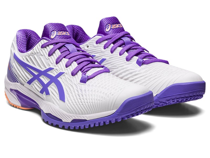 Asics Solution Speed FF 2 OC Tenisiće Ženske Bijele Ljubičaste | RS8239-734