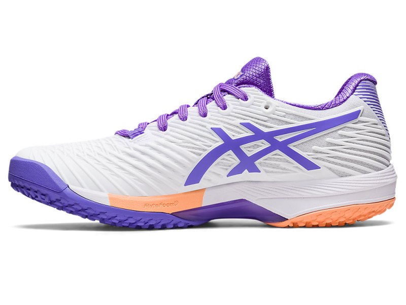 Asics Solution Speed FF 2 OC Tenisiće Ženske Bijele Ljubičaste | RS8239-734