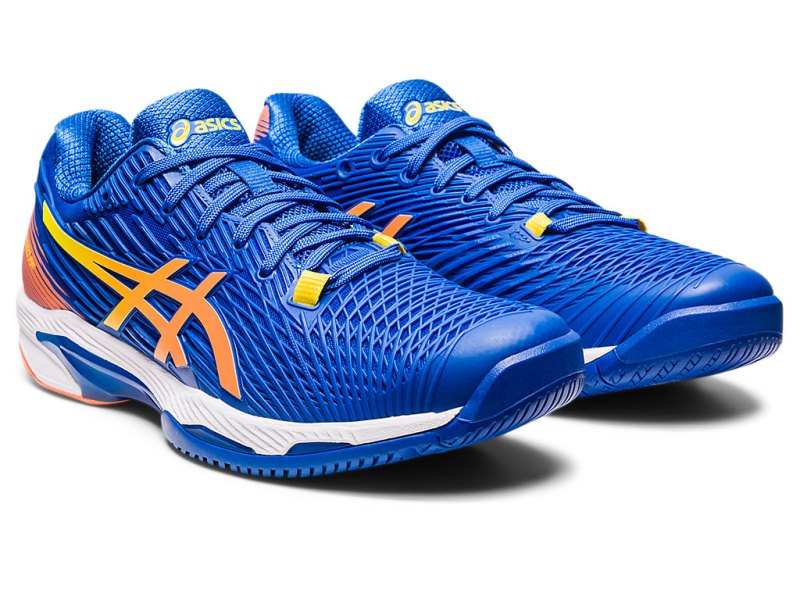 Asics Solution Speed FF 2 Tenisiće Muške Plave Narančaste | RS1132-271