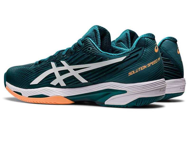 Asics Solution Speed FF 2 Tenisiće Muške Tamno Zelene Bijele | RS2584-385