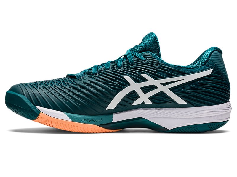 Asics Solution Speed FF 2 Tenisiće Muške Tamno Zelene Bijele | RS2584-385