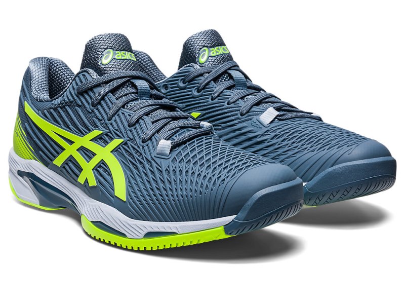 Asics Solution Speed FF 2 Tenisiće Muške Sive Plave Zelene | RS7377-667