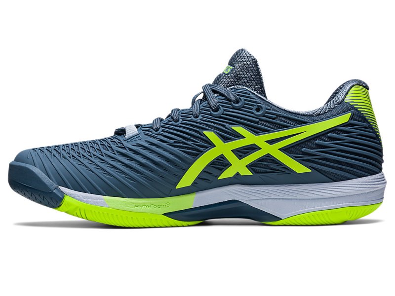 Asics Solution Speed FF 2 Tenisiće Muške Sive Plave Zelene | RS7377-667