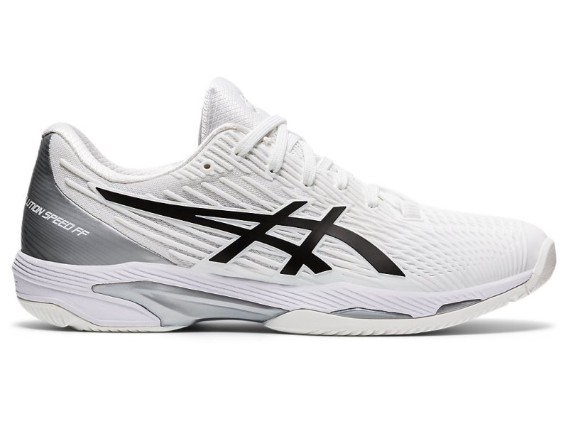 Asics Solution Speed FF 2 Tenisiće Muške Bijele Crne | RS8145-658