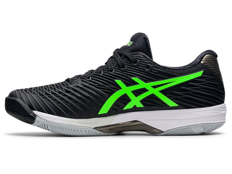 Asics Solution Speed FF 2 Tenisiće Muške Crne Zelene | RS9303-091