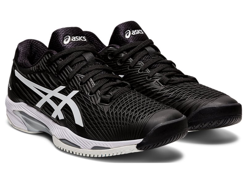 Asics Solution Speed FF 2 Tenisiće Ženske Crne Bijele | RS5316-887