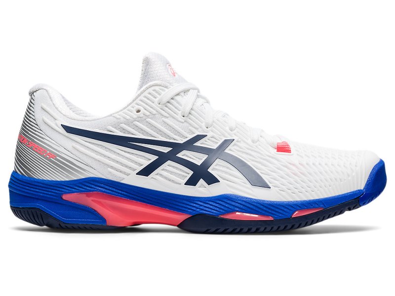 Asics Solution Speed FF 2 Tenisiće Ženske Bijele Tamnoplave | RS9952-540