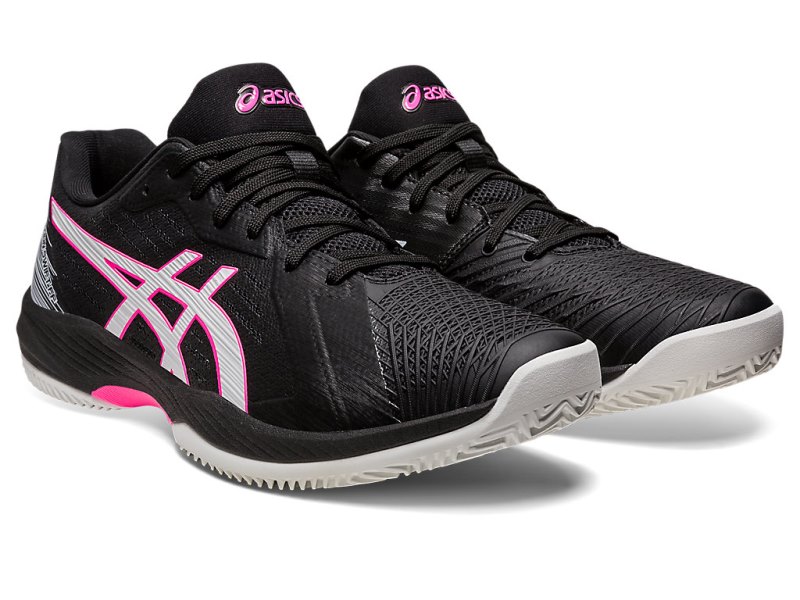 Asics Solution Swift FF Clay Tenisiće Muške Crne Roze | RS5530-767