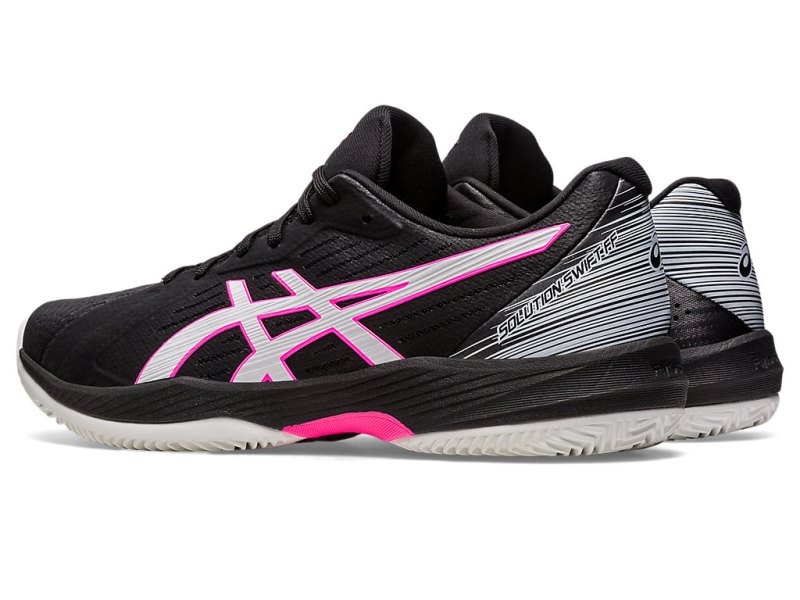 Asics Solution Swift FF Clay Tenisiće Muške Crne Roze | RS5530-767