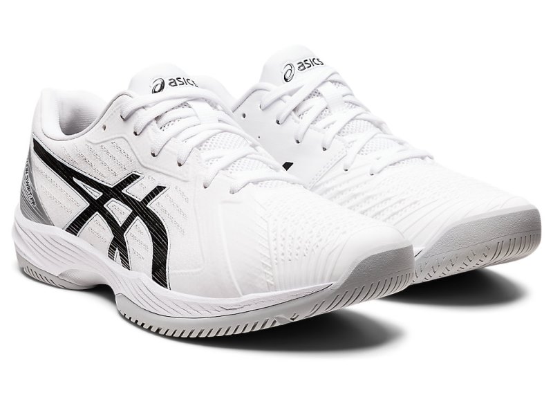 Asics Solution Swift FF Tenisiće Muške Bijele Crne | RS5682-591