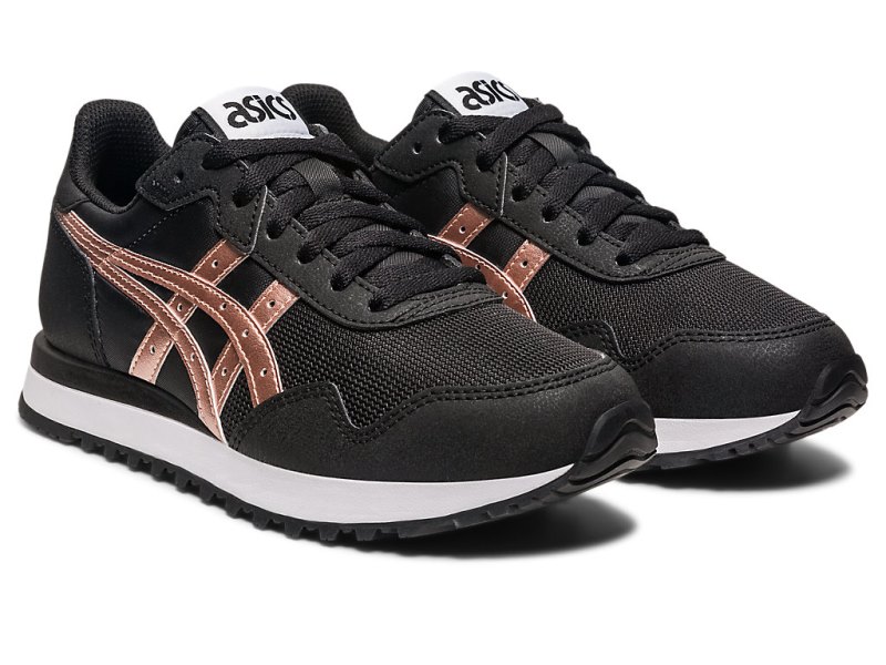 Asics Tiger Runner II Patike Ženske Crne Roze Zlatne | RS1219-221