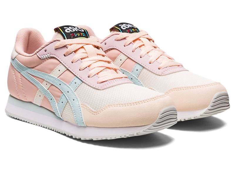 Asics Tiger Runner Patike Ženske Krem Svijetlo Tirkizne | RS0150-009