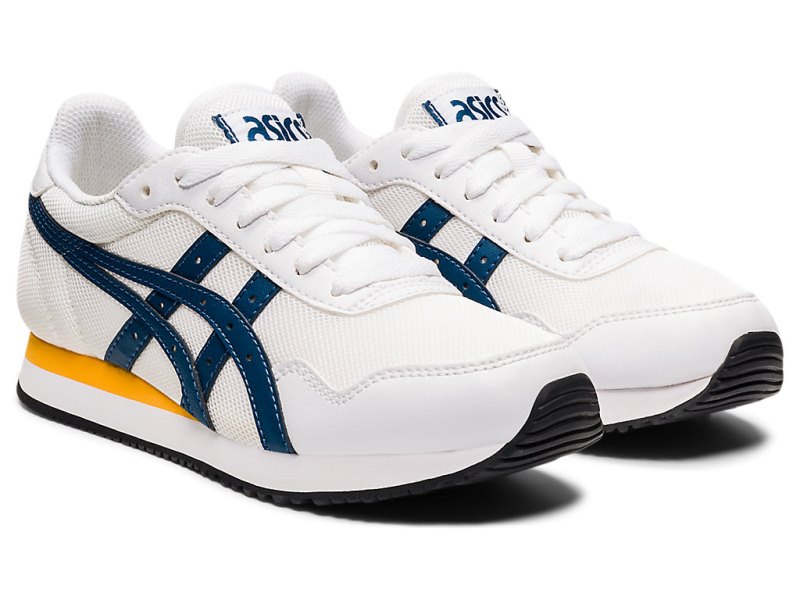 Asics Tiger Runner Tenisiće Dječje Bijele Svijetlo Indigo | RS2248-228