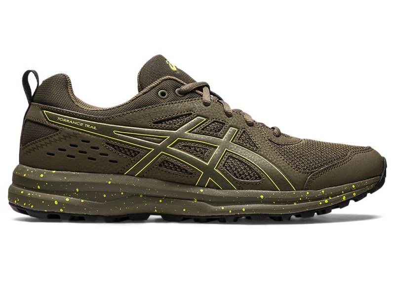 Asics Torrance Trail Patike Muške Smeđe Sive Limun | RS4487-056