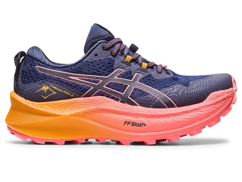 Asics Trabuco Max 2 Tenisiće Ženske Crne Koraljne | RS4062-236