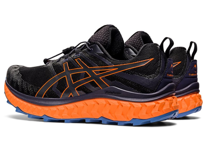 Asics Trabuco Max Tenisice Za Trčanje Muške Crne Narančaste | RS0532-195