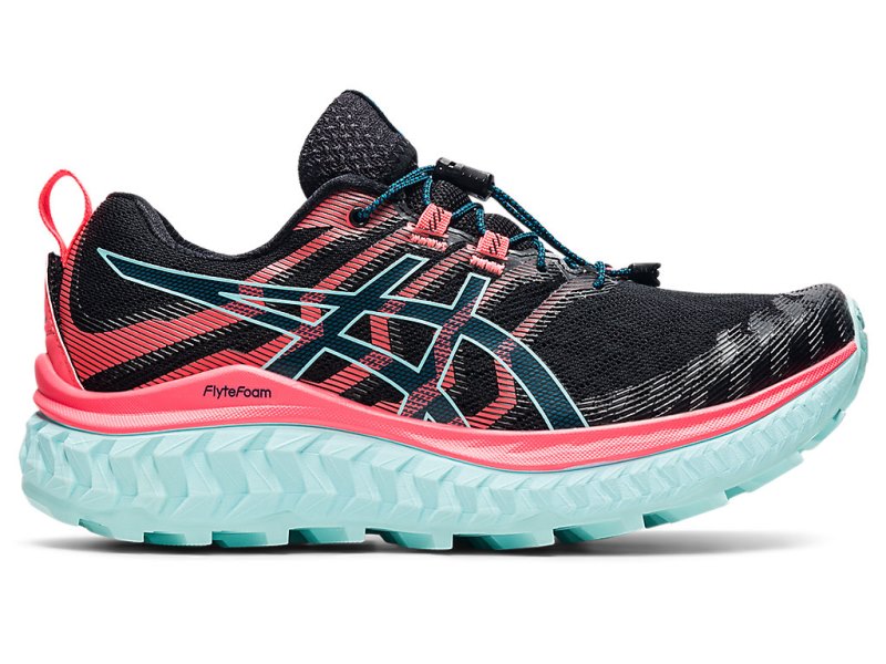 Asics Trabuco Max Tenisice Za Trčanje Ženske Crne Koraljne | RS1613-713