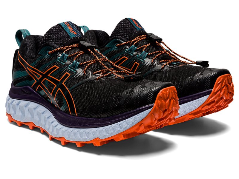 Asics Trabuco Max Tenisice Za Trčanje Ženske Crne Narančaste | RS6994-182