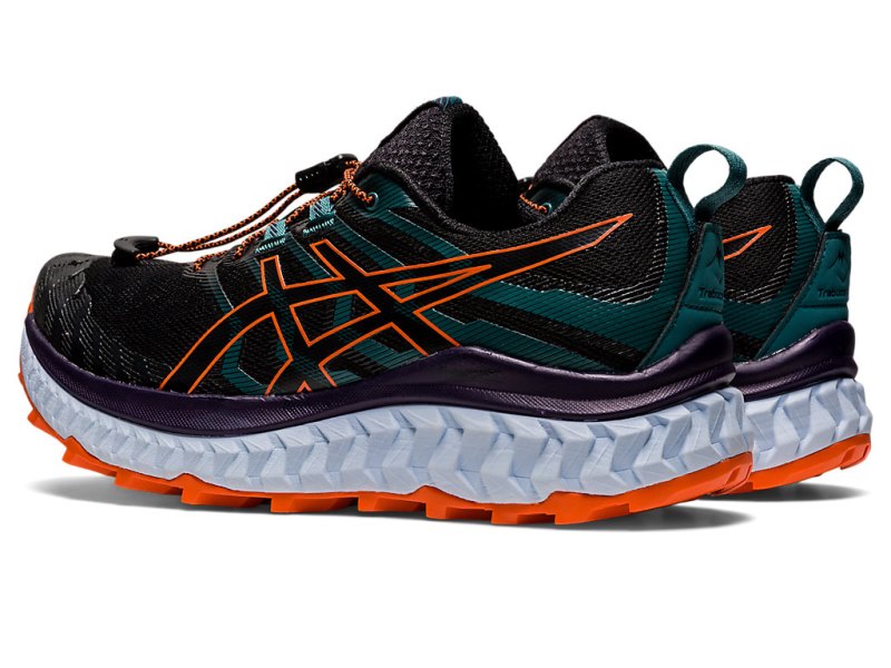 Asics Trabuco Max Tenisice Za Trčanje Ženske Crne Narančaste | RS6994-182