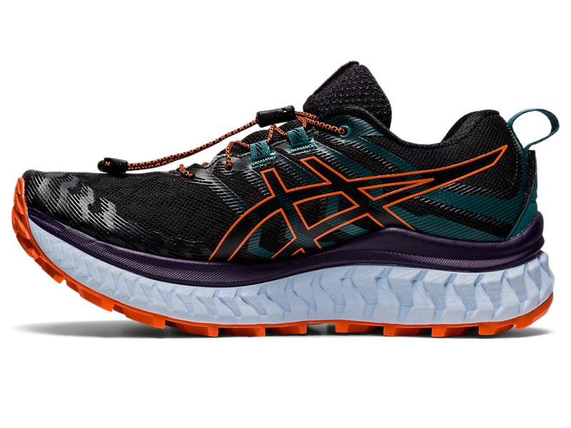 Asics Trabuco Max Tenisice Za Trčanje Ženske Crne Narančaste | RS6994-182