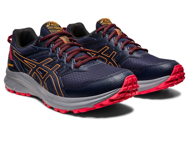 Asics Trail Scout 2 Tenisice Za Trčanje Muške Crne Narančaste | RS6415-092