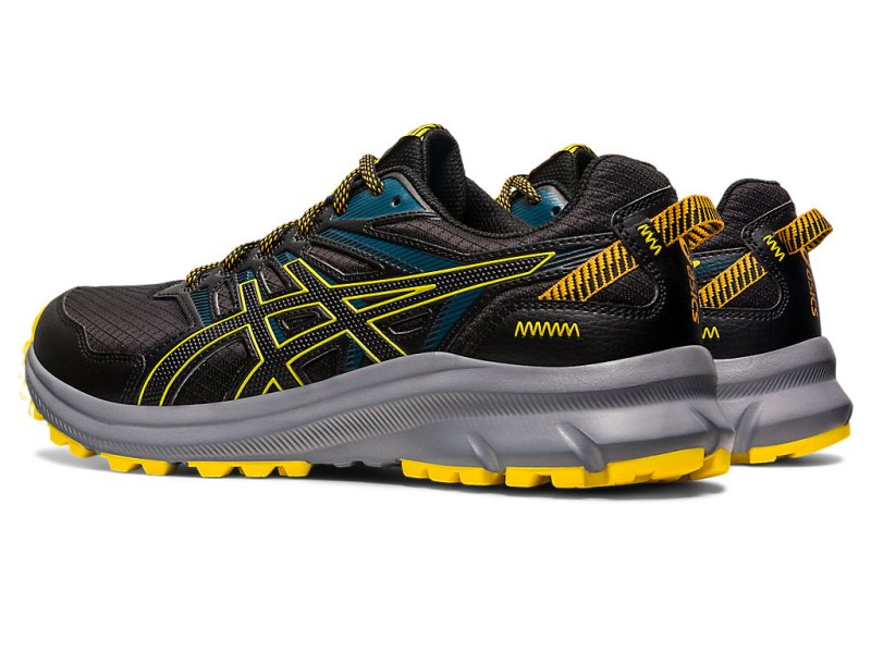 Asics Trail Scout 2 Tenisice Za Trčanje Muške Crne Zlatne Žute | RS9567-215