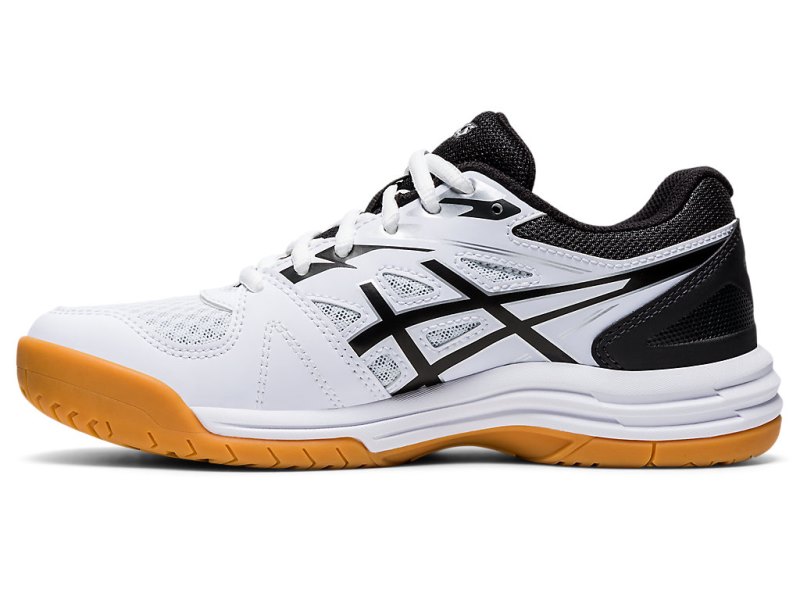 Asics Upcourt 4 Sports Patike Dječje Bijele Crne | RS9624-145