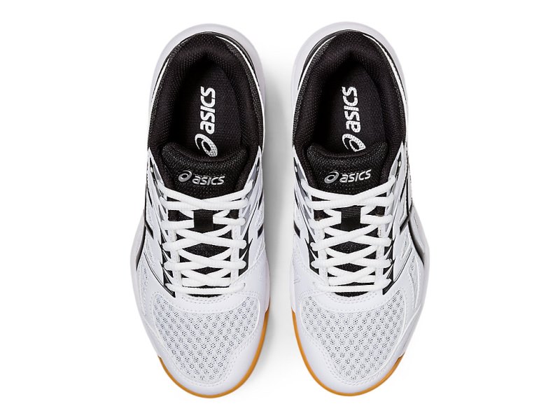 Asics Upcourt 4 Sports Patike Dječje Bijele Crne | RS9624-145