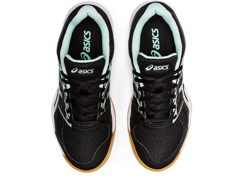 Asics Upcourt 4 Sports Patike Dječje Crne Svijetlo Zelene | RS6228-619