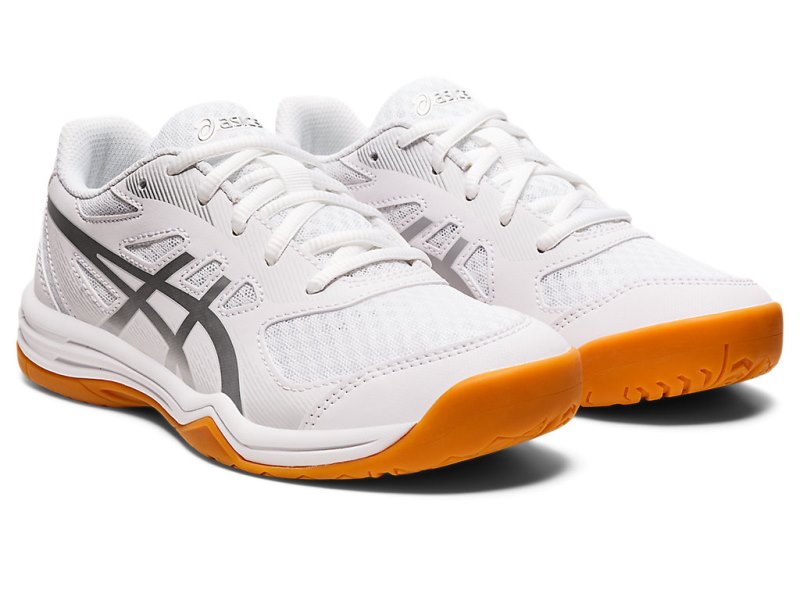 Asics Upcourt 5 Sports Patike Dječje Bijele Srebrne | RS8863-336