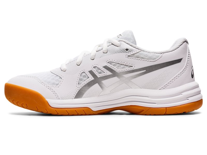 Asics Upcourt 5 Sports Patike Dječje Bijele Srebrne | RS8863-336