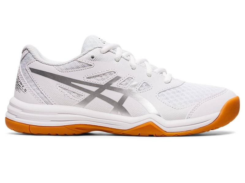 Asics Upcourt 5 Sports Patike Dječje Bijele Srebrne | RS8863-336