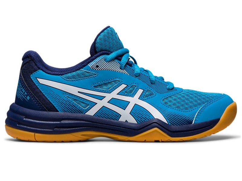 Asics Upcourt 5 Sports Patike Dječje Plave Bijele | RS1751-527